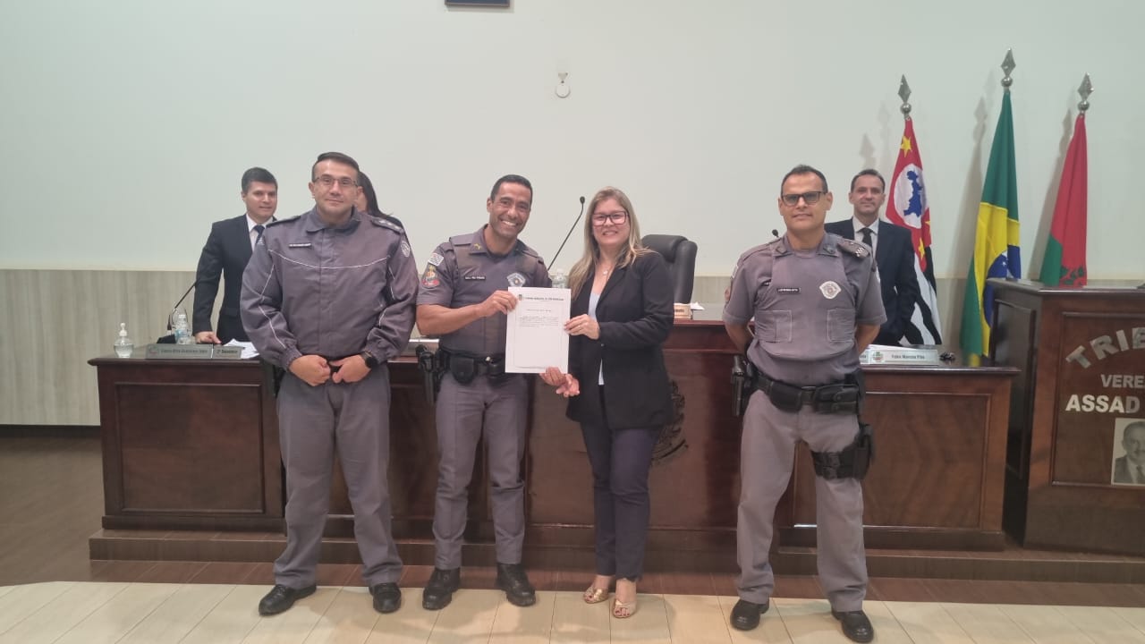 Câmara concederá a Medalha do Mérito Policial Militar